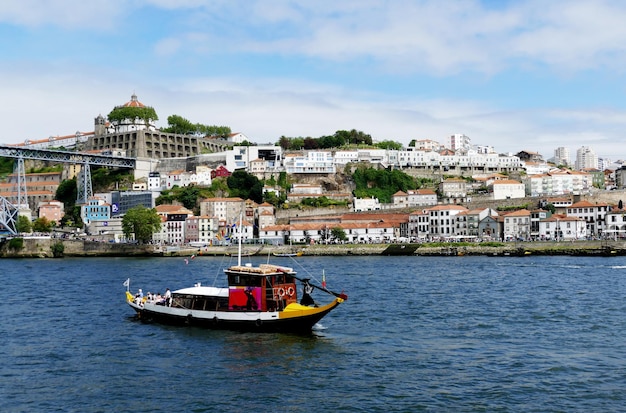 Río Duero en el distrito de Oporto