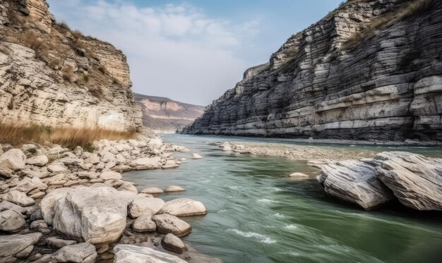 Foto el río es un hermoso lugar para visitar.