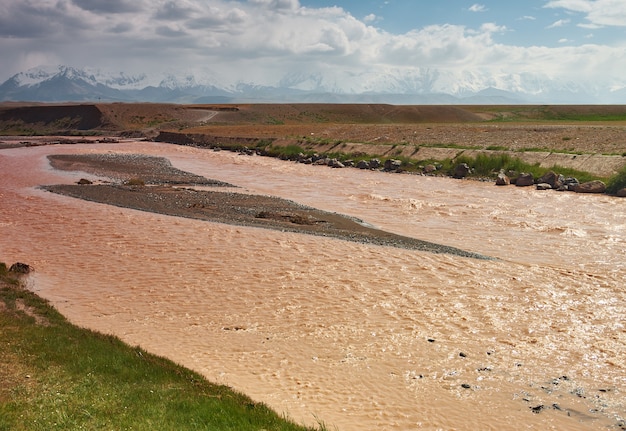 Rio Kysylsuu, Rio Vermelho, Vale Alay da Região de Osh, Quirguistão