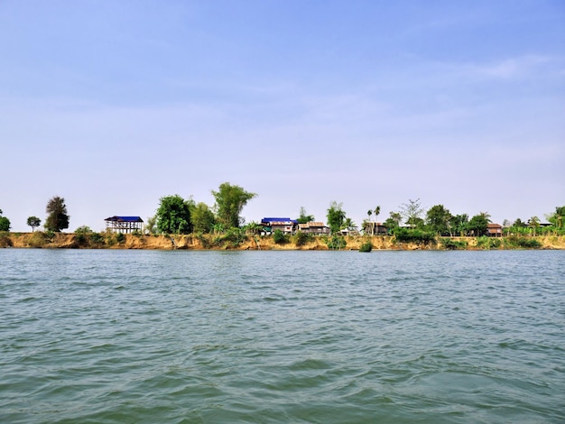 Rio Mekong no sul do Laos