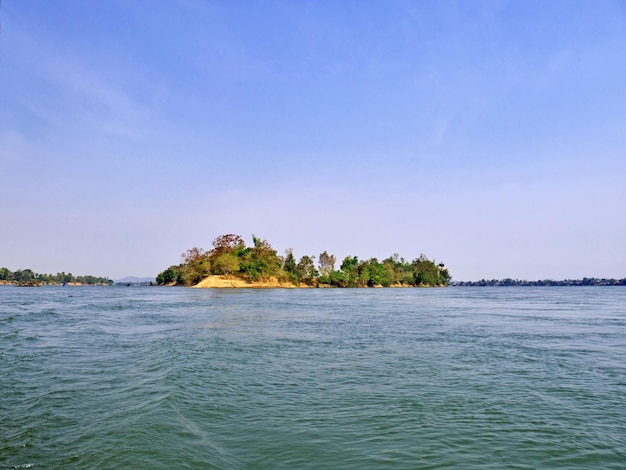 Río Mekong en el sur de Laos