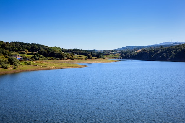 Foto río minho en portomarin