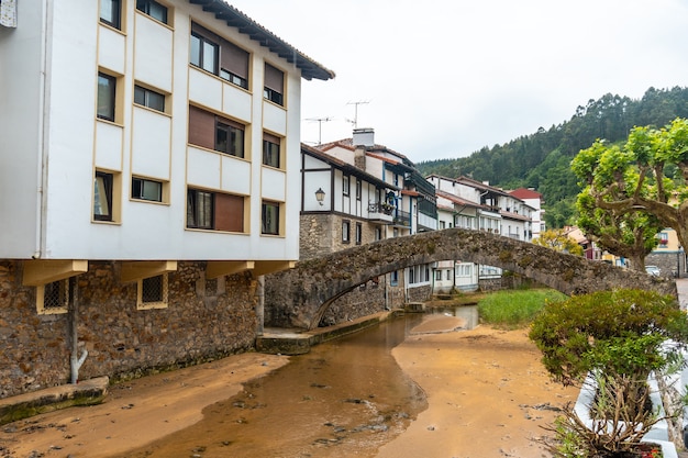 Río del municipio de Ea cerca de Lekeitio, Cantábrico en el Cantábrico. país Vasco