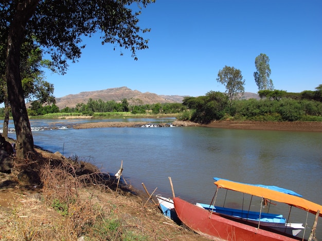 Río Nilo Azul en Etiopía, África