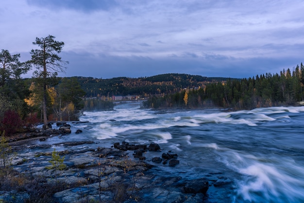 Río Pite en Suecia