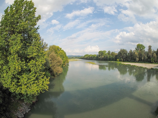 Río Po en Settimo Torinese