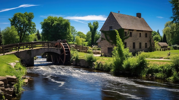 Río que atraviesa una ciudad