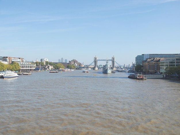 Río Támesis en Londres