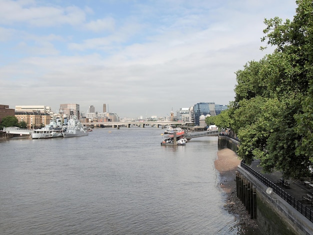 Río Támesis en Londres