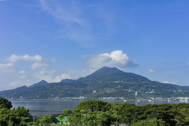 Río Tamsui y montaña Guanyin en Bali