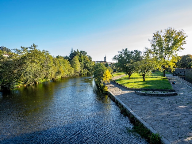 Rio Vez ao passar pela cidade de Arcos de Valdevez portugal