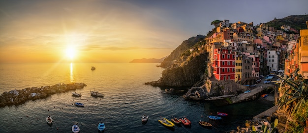 Foto riomaggiore, cinque terre - italia