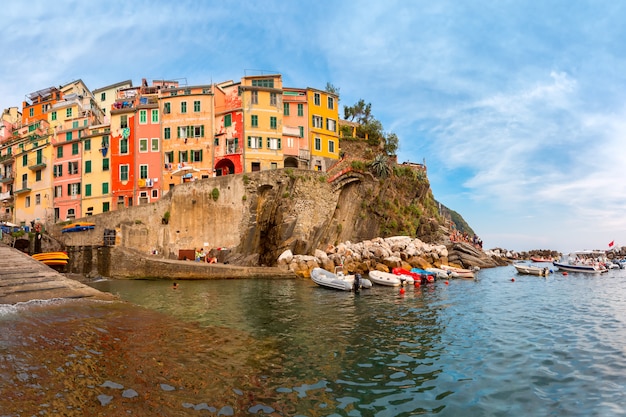 Riomaggiore, Cinque Terre, Ligurien, Italien