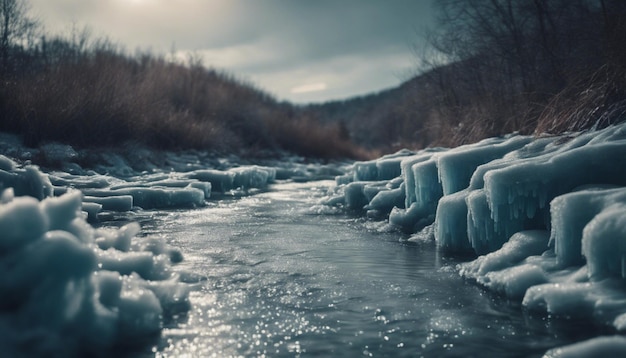 Foto rios congelados