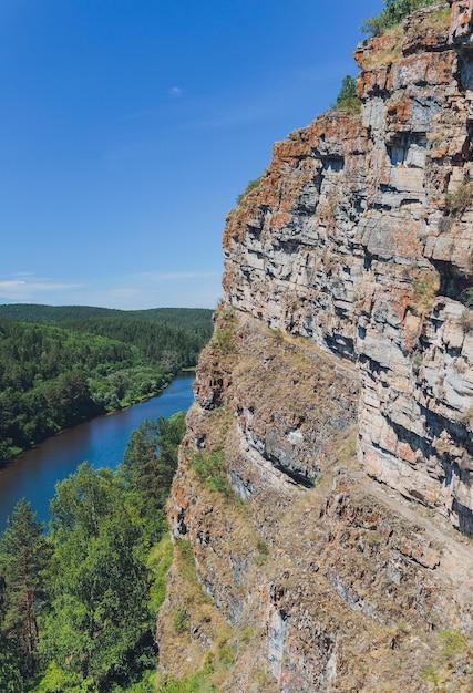 Rios da República do Bashkortostan verão Idrisovskaya caverna