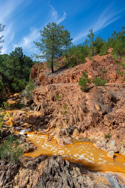 Foto riotinto mines, huelva, spanien