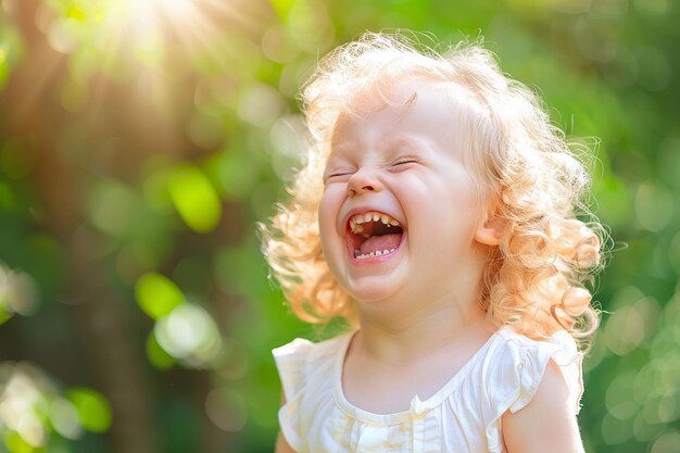 La risa sincera es la verdadera felicidad de los niños