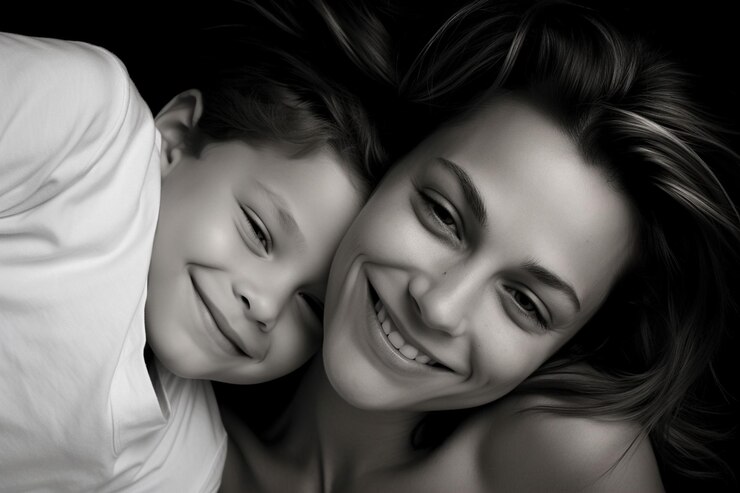 Foto riso amoroso foto de mãe e filho