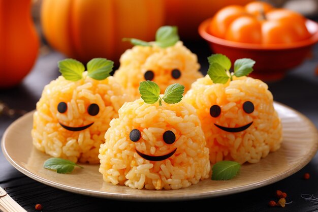 Foto risoto de calabaza para niños