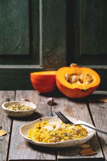 Risoto de abóbora tradicional