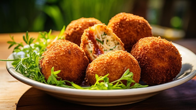 Risotto Arancini Frito Casero