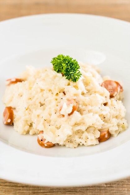 Foto risotto con chorizo