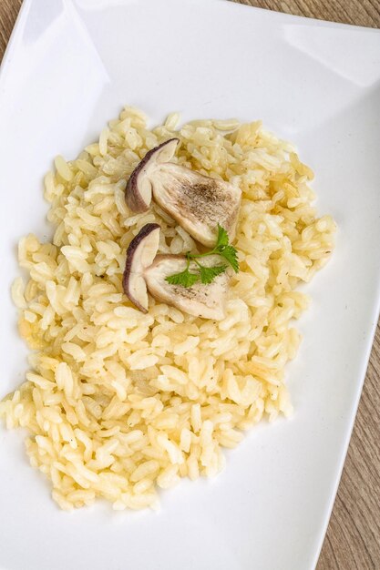 Risotto de hongos