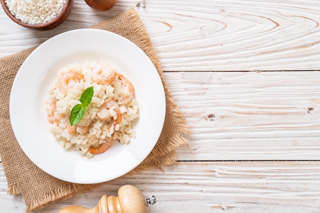 risotto italiano con gambas