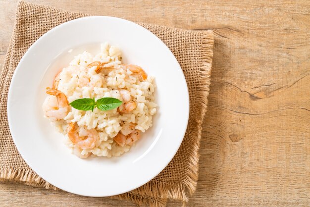 risotto italiano con gambas