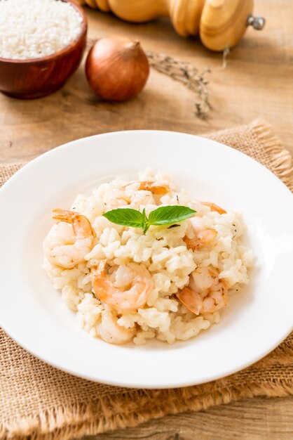 risotto italiano con gambas