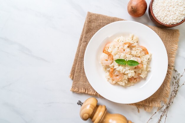 risotto italiano con gambas