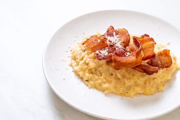 Risotto mit knusprigem Speck