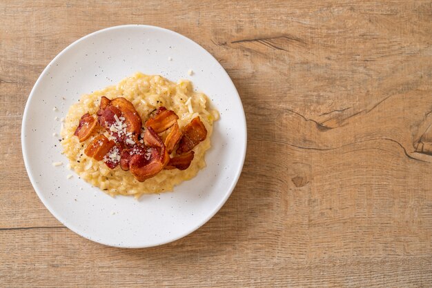 Risotto mit knusprigem Speck