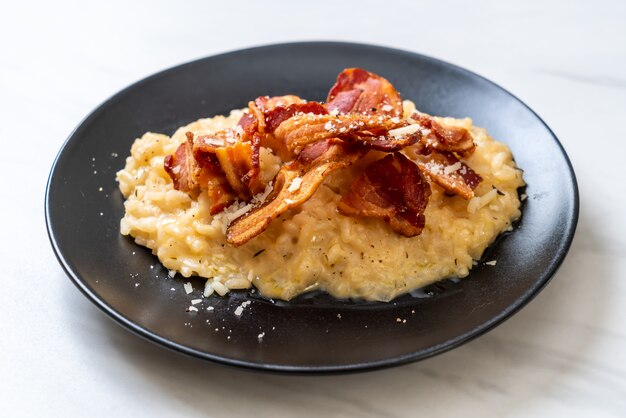 Risotto mit knusprigem Speck