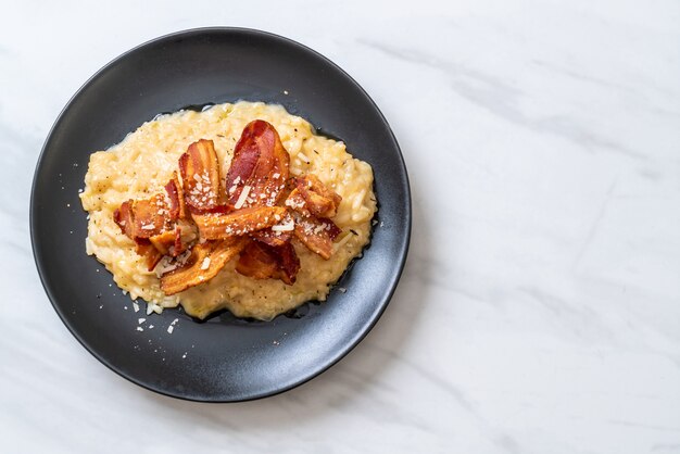 Risotto mit knusprigem Speck