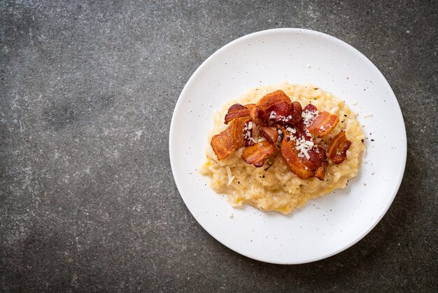 Risotto mit knusprigem Speck