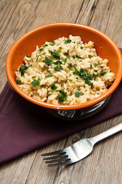 Risotto mit Pilzen