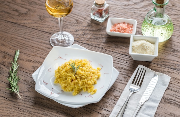 Risotto mit Safran