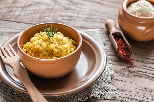 Risotto mit Safran