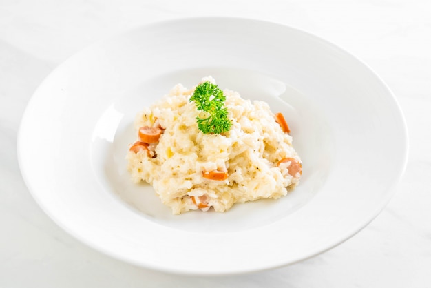 Risotto mit Wurst