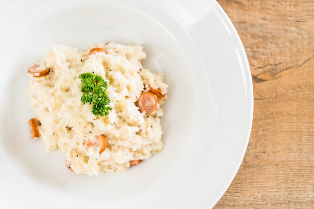 Risotto mit Wurst