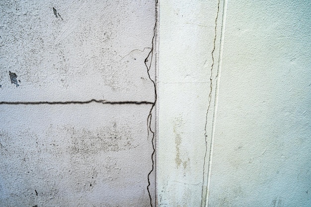 Riss Zement Wand Gebäude Textur beschädigten Beton am Haus
