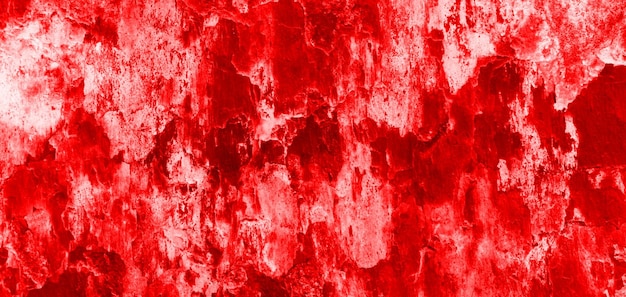 Rissige rote Wand Hintergrund gruselige blutige Wandstruktur weiße Wand mit Blutspritzer für Horror- oder Halloween-Konzepthintergrund