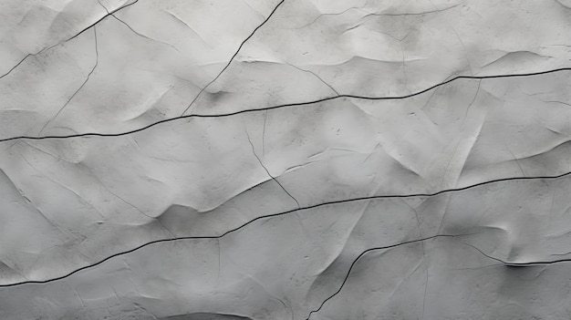 Rissige weiße und graue Wand mit geschichteten organischen Formen