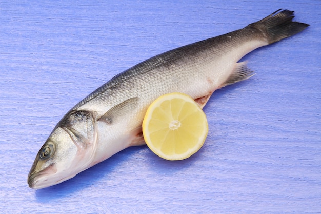 robalo pronto para ser cozido