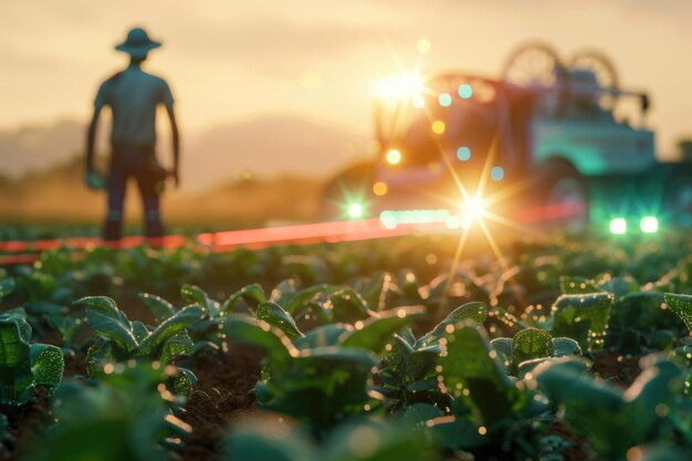 Robô agrícola inteligente usa IA para detecção e pulverização de ervas daninhas