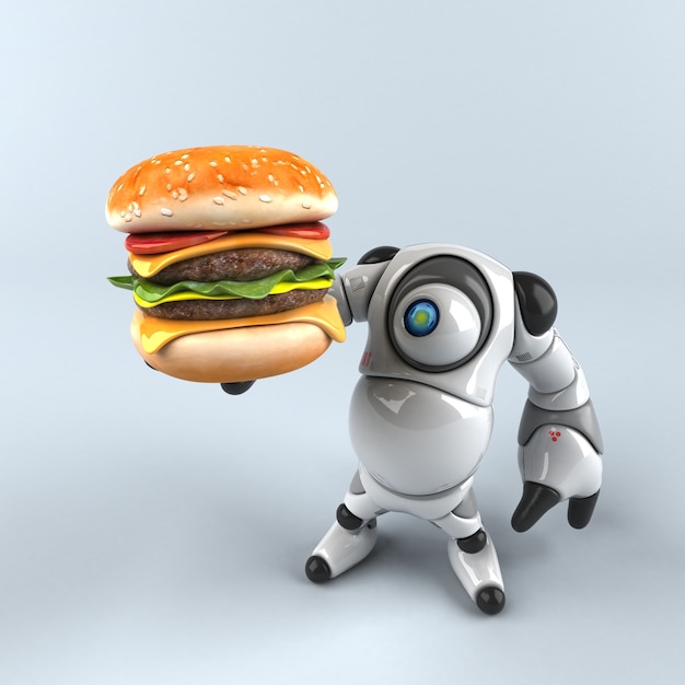 Robô grande - personagem 3D