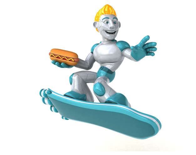 Robô - ilustração 3D