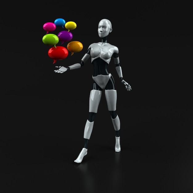 Robô - Ilustração 3D