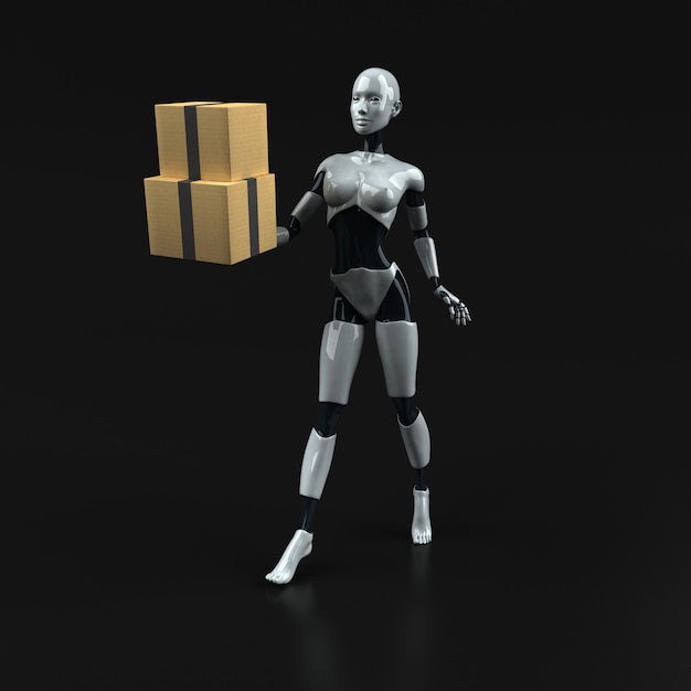 Robô - Ilustração 3D